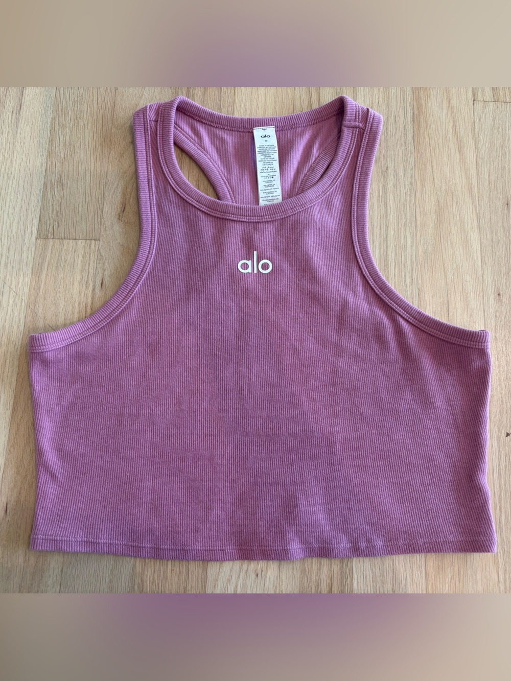 Alo Yoga Pink Wild Rose Aspire Tank